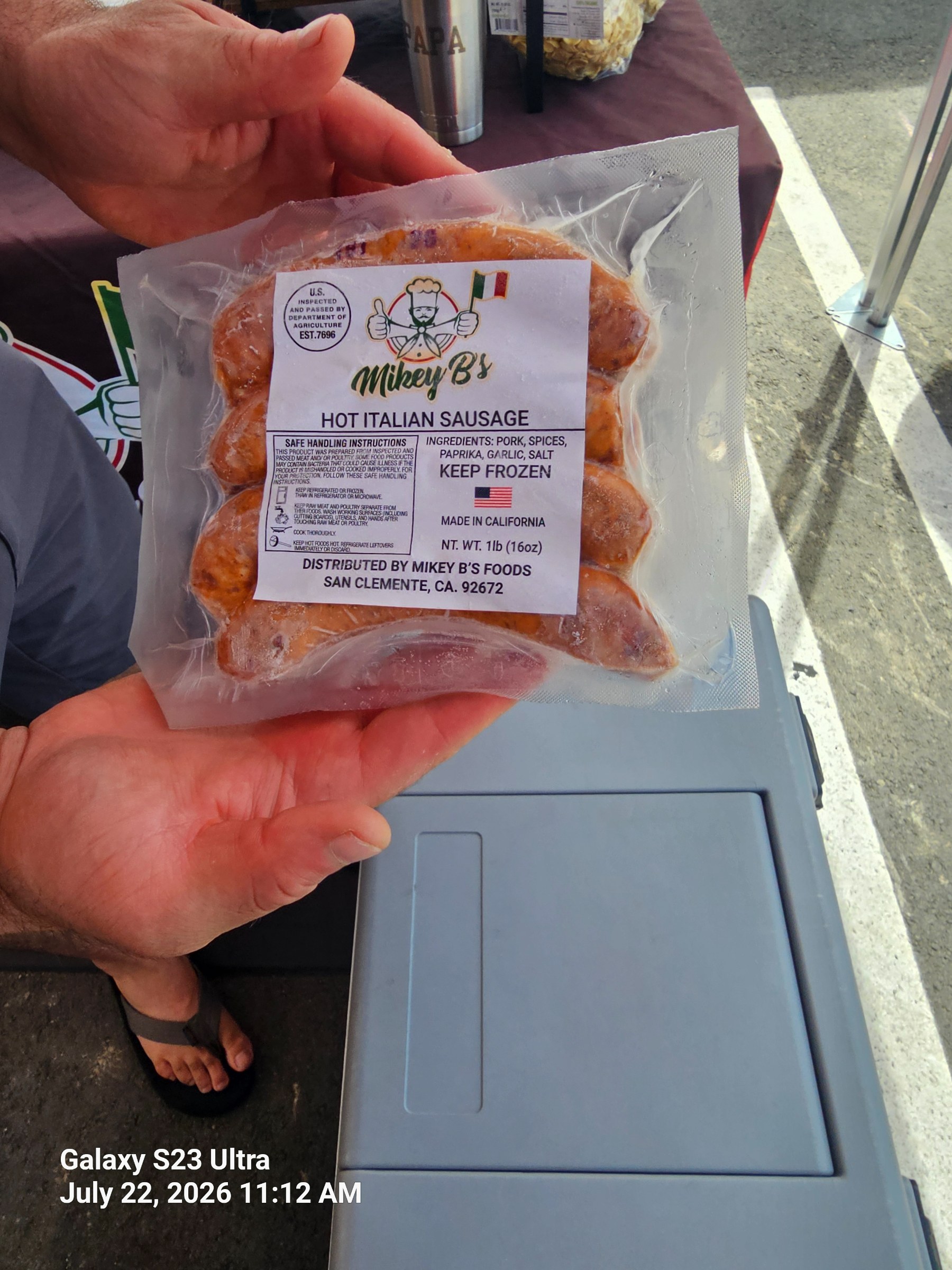Hot Italian pork sausage — photo 1 of 1